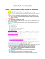 Exam 2 study guide