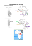 Chapter 6 & 7 Notes - Africa and Southwest Asia