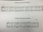 Music Warmup Song