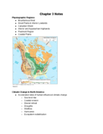 Geography 220 - North America Notes (Week 5)
