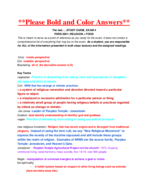 Exam 4 study guide