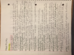 Patho Notes Week 5/6