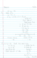 Calculus II - Equations and Examination Notes