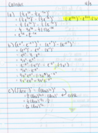 Calculus II - Equations and Study Guide Notes 4/3