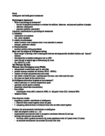 Psych 101, week 4 notes
