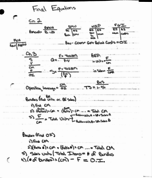 Managerial Course Equations