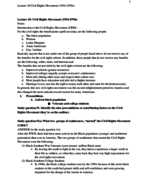 U.S. History 1102 Notes for Week 10 final sets of notes and the study questions included within it.
