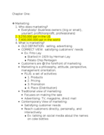 Mkt Notes Week 1