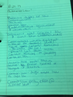 Business Law 1 Notes week 1