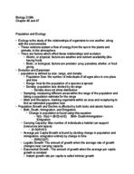 Biology 2 Week 1 Class Notes
