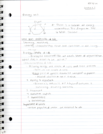 Bio 1107 week 1 and 2 