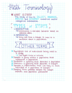 Statistics Week 1 Notes