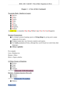 BIOL 1201, Week 2 Notes
