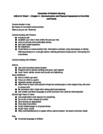 Week 1 Pediatrics Chapter 4 Notes 