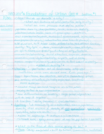 Geo 201A "Foundations of Urban Geography" section notes