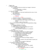 Chm 2045 Chapter One