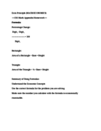 Chapter 1 Notes - Macro