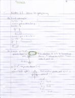 College algebra notes Chapter 1 notes