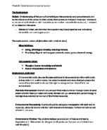 Global Environment and Society Week 1 Notes