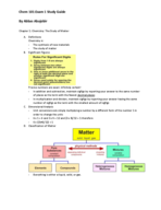 Chem 101, Exam 1 Study Guide