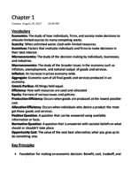 Chapter 1- Text Notes