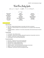 Unit One Study Guide