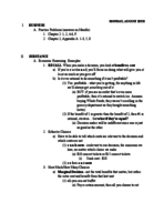 ECON2030, Week 2 Notes