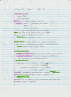 Biology 1107, Week 2