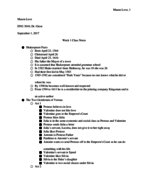 Shakespeare Week 1 Notes