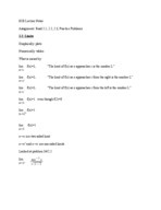 Calculus 1 Notes Week 1
