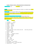 Week 2 Spanish Notes 