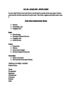 CJC 101 - Exam One - Study Guide