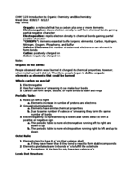 CHMY 123, Week One Notes 