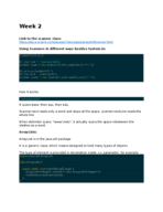 Week 2 notes