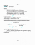 TTU PSY1300 Week One Notes