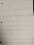 Intersecting Surfaces and T, N, B Unit Vectors: Week of 9-11-17