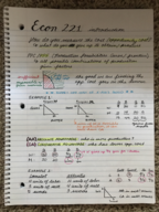 Microeconomics Class Notes 1
