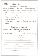 Quantitative Chem - units and sig figs 