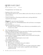 EDU 2350 Quiz 1 Study Guide