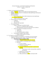 Neuro 4100- Anxiety, Depressive, and Somatic Symptoms and Disorders
