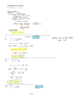 6.1 integration by parts