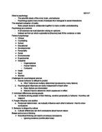 General Psychology Week 1-2