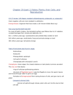 Campbell Biology Ch. 29 (part 1): Plants