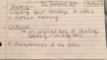 COMM 303 Week 1 and partial Week 2 notes