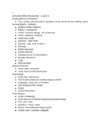 Non Western Religions Class 5 Notes 