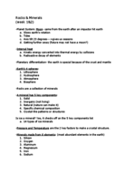 GEO1100, Week 1&2 notes 