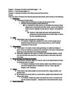 Chapter 1: Overview  of Nutrition and Health   Section 1: Food Choices pages 1- 6