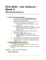 ECO 2023 - Week 2 - Calhoun