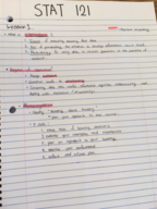 Stat 121 - Lesson1