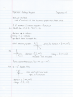 MAC1105 - Week 2 Notes